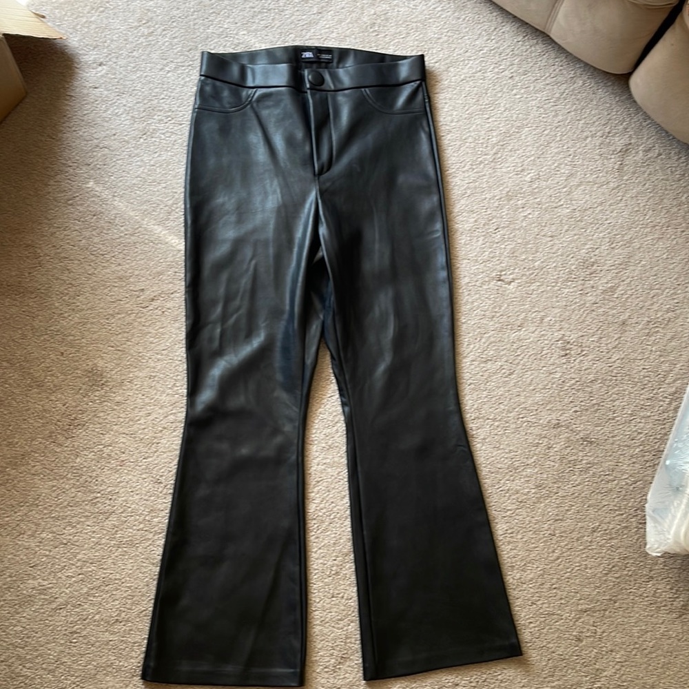 Zara Leather Pants - NWOT